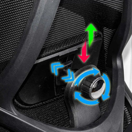 Scaun birou stofa ajustabil brate reglabile OFF987 Jobsite NEGRU