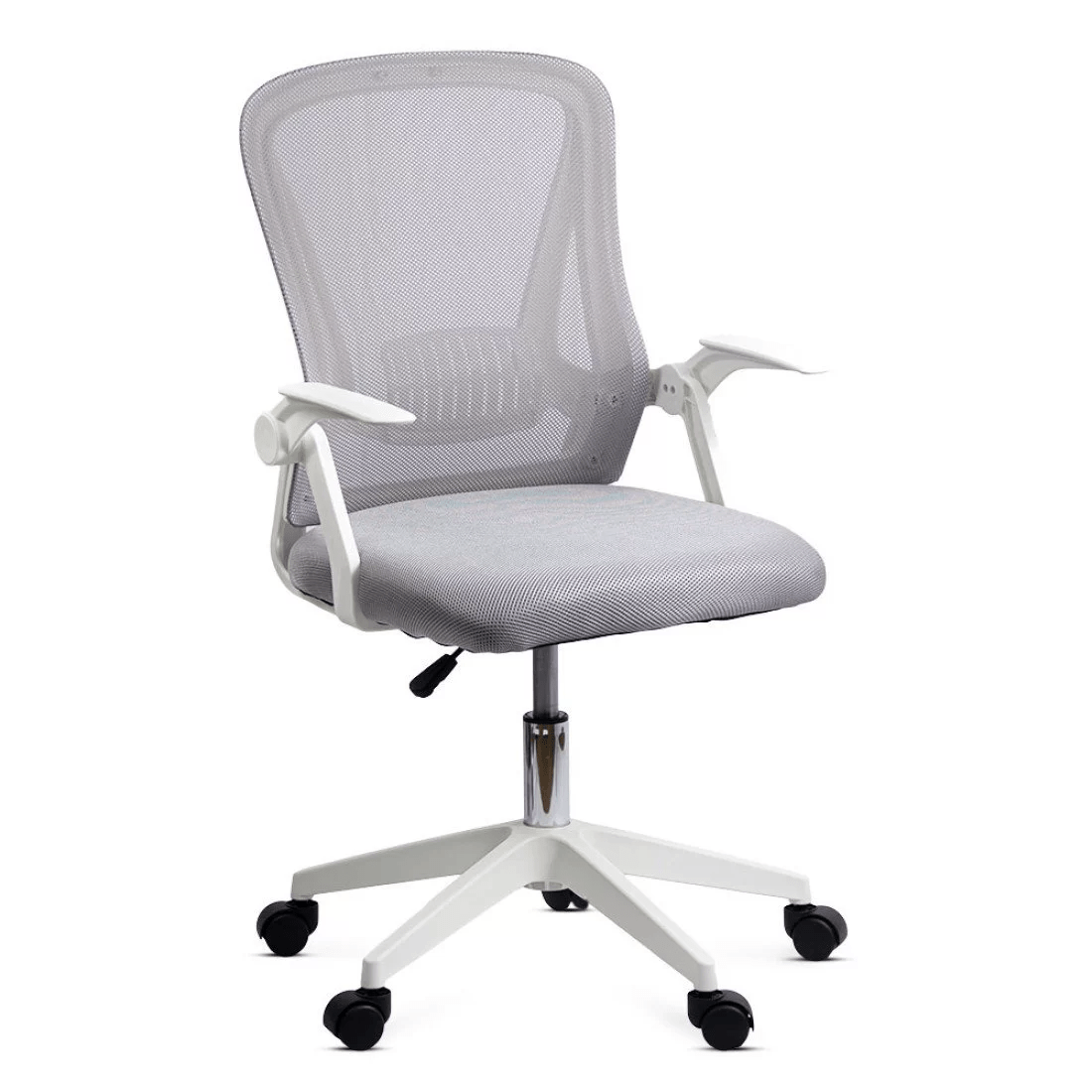 Scaun birou stofa reglabil brate rabatabile OFF433 Busse GRI DESCHIS