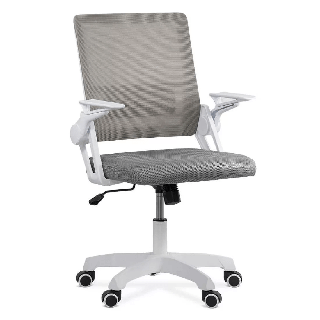 Scaun birou stofa reglabil brate rabatabile OFF6261 Playtech GRI DESCHIS