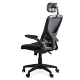 Scaun birou stofa reglabil brate rabatabile OFF635 Airbiz NEGRU