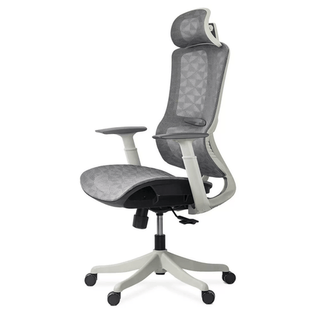 Scaun ergonomic plasa reglaje confort lux SYYT9511 Flores GRI INCHIS