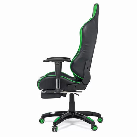 Scaun gaming piele brate reglabile perne relaxare OFF306 Jet