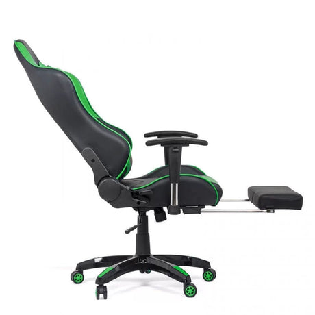 Scaun gaming piele brate reglabile perne relaxare OFF306 Jet