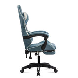 Scaun gaming stofa relaxare mecanism balans OFF295 Nio BLEU