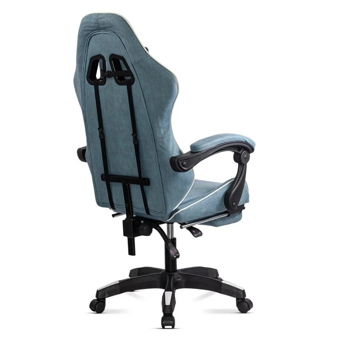 Scaun gaming stofa relaxare mecanism balans OFF295 Nio BLEU