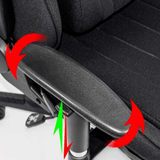 Scaun gaming stofa relaxare mecanism balans OFF296 Bullmax