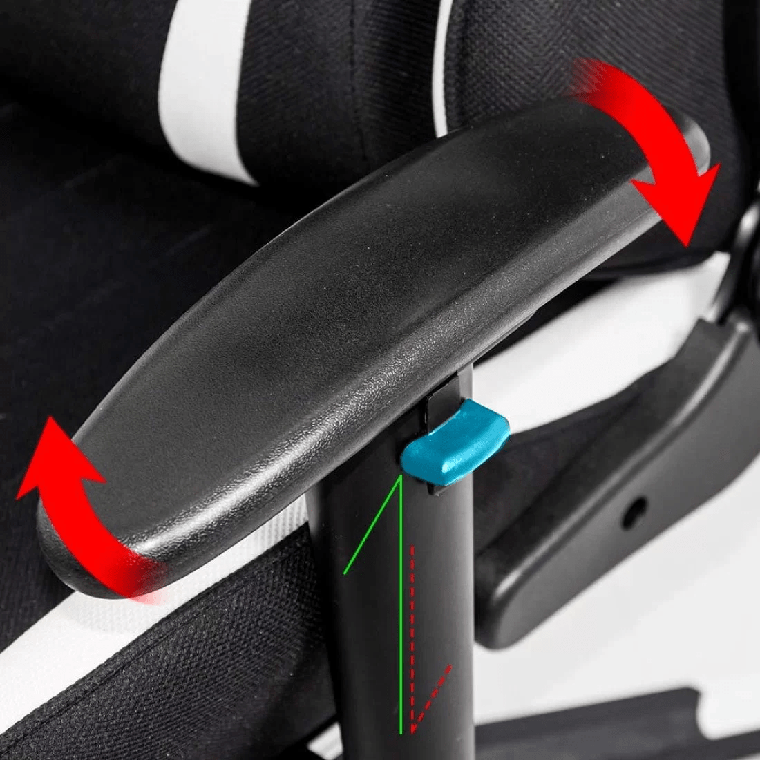 Scaun gaming stofa relaxare mecanism balans OFF296 Bullmax