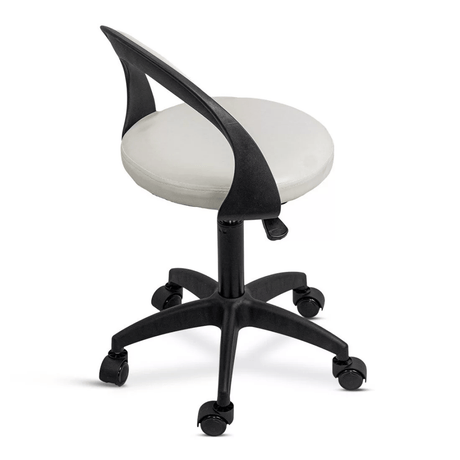 Scaun laborator piele mobil cadru reglabil OFF1020 Robin