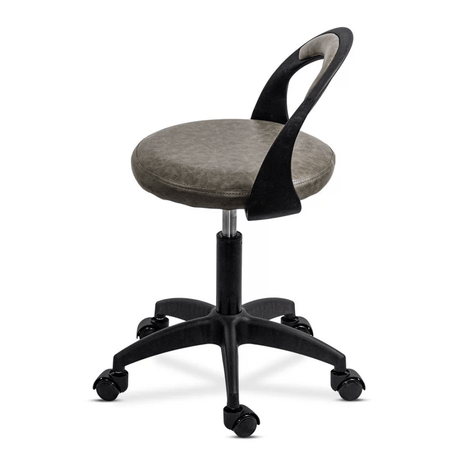 Scaun laborator piele mobil cadru reglabil OFF1020 Robin