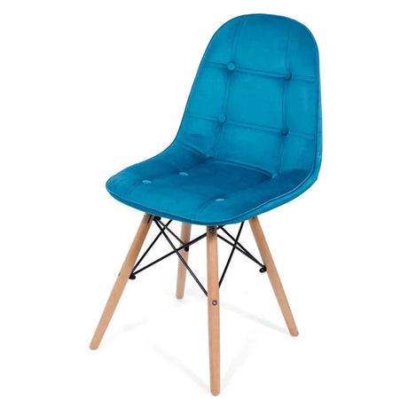 Scaun living catifea buretat cadru lemn fag BUC232V Mellow