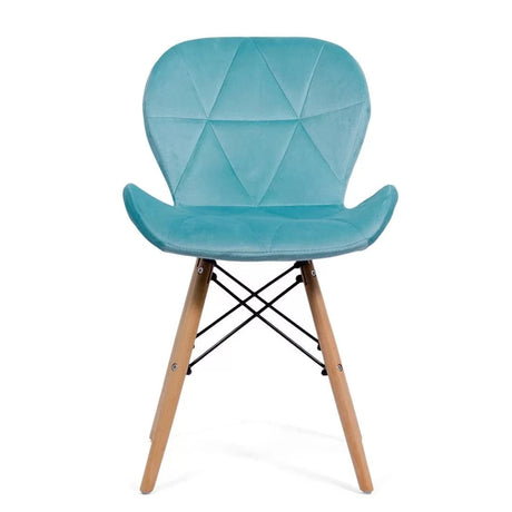 Scaun living catifea buretat cadru lemn fag BUC241V Flare