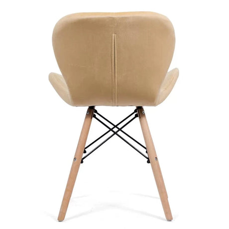 Scaun living catifea buretat cadru lemn fag BUC241V Flare