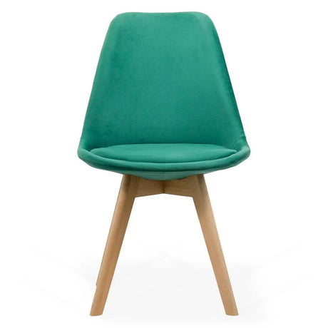 Scaun living catifea buretat cadru lemn fag BUC242V Iceland