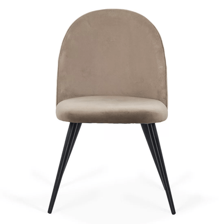 Scaun living catifea cadru metalic negru BUC207 Retreat