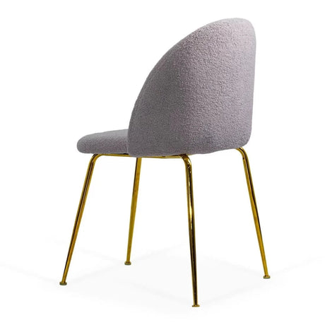 Scaun living stofa buretat cadru metalic auriu BUC284 Mer