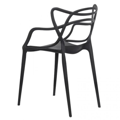 Scaun plastic terasa cadru fix stivuibil HRC599 Barex