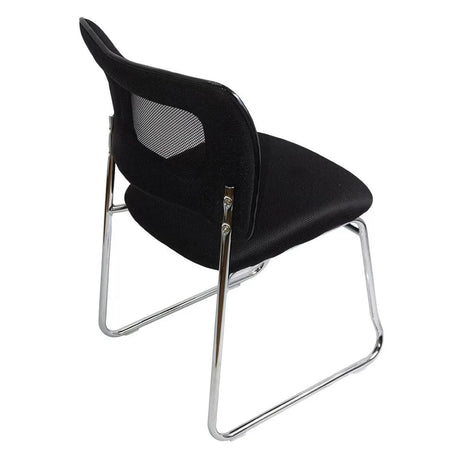 Scaun vizitatori stofa cadru cromat fix HRC613F Amber