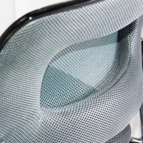 Scaun vizitatori stofa cadru cromat fix HRC613F Amber