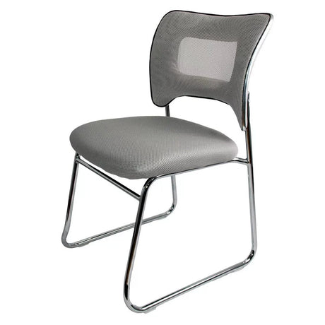 Scaun vizitatori stofa cadru cromat fix HRC613F Amber