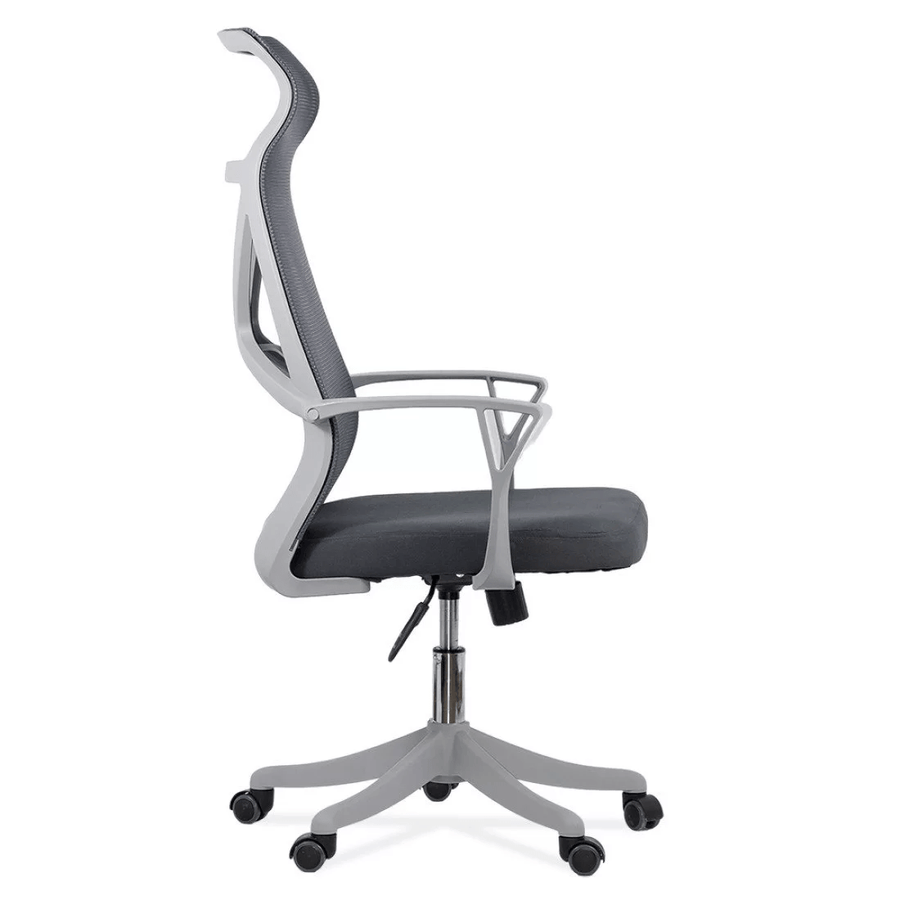 Scaune de birou Scaun birou antracit, sezut buretat, spatar panza, OFF431 Aero Light OFF431GRANEDP2023 eDepot
