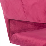 Scaun birou catifea buretat cadru cromat reglabil OFF380 Aero Retro