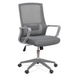 Scaun birou compact stofa sezut buretat spatar plasa OFF631 Pro Lab GRI INCHIS