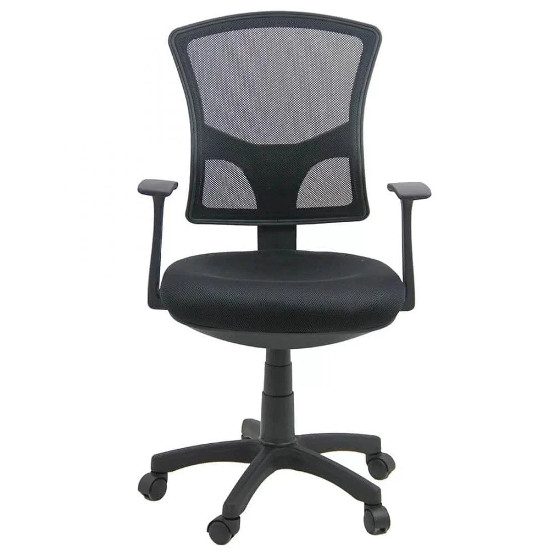 Scaun birou compact stofa sezut buretat spatar plasa OFF706 Aero Pur