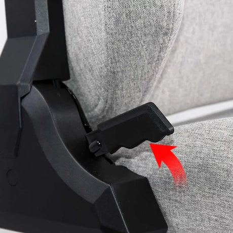 Scaun birou ergonomic stofa buretat reglaje confort lux OFF297 Explorer GRI DESCHIS