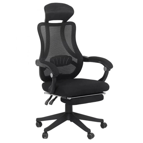Scaun birou ergonomic stofa relaxare rabatabil 135 grade OFF927 RoninX NEGRU