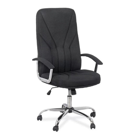 Scaun birou executiv stofa mecanism balans OFF710 Bloom Tech NEGRU