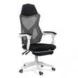 Scaun birou executiv stofa relaxare rabatabil 130 grade OFF424 Essential ALB