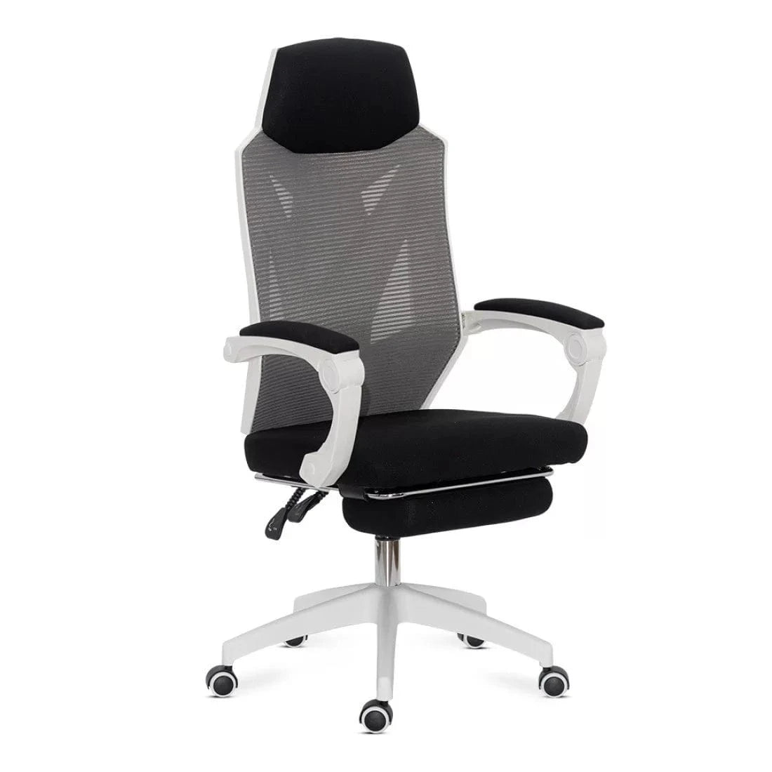 Scaun birou executiv stofa relaxare rabatabil 130 grade OFF424 Essential GRI DESCHIS