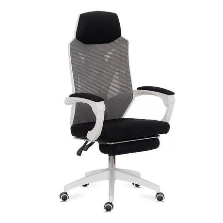 Scaun birou executiv stofa relaxare rabatabil 130 grade OFF424 Essential GRI DESCHIS