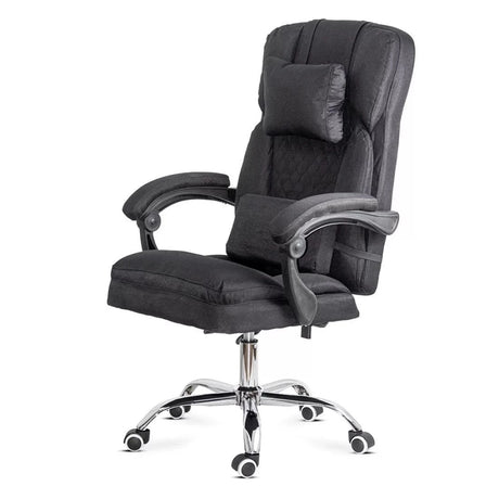 Scaun birou masaj stofa perne relaxare rabatabil 135 grade OFF936 Ellis NEGRU