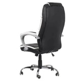 Scaun birou piele capitonat mecanism balans OFF357 Activity Max NEGRU