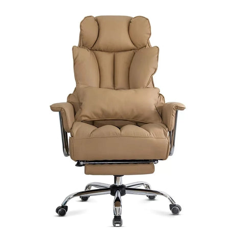 Scaun birou piele relaxare cadru otel 150 kg OFF413 Roy
