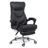 Scaun birou piele relaxare rabatabil 145 grade OFF423 Natural Relax NEGRU