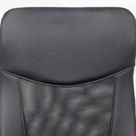 Scaun birou piele stofa sezut buretat spatar plasa reglabil OFF906 Aero Spring NEGRU