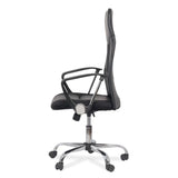 Scaun birou piele stofa sezut buretat spatar plasa reglabil OFF906 Aero Spring NEGRU