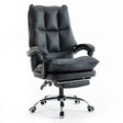 Scaun birou relaxare rabatabil 135 grade piele OFF417 Elada NEGRU
