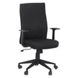 Scaun birou stofa compact mecanism balans OFF707 Vicenza Studio NEGRU