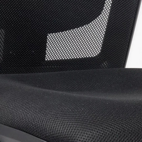 Scaun birou stofa sezut buretat spatar plasa brate 2D OFF989 Aero Organix NEGRU