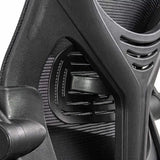 Scaun birou stofa sezut buretat spatar plasa brate rabatabile OFF635 Aero Biz NEGRU