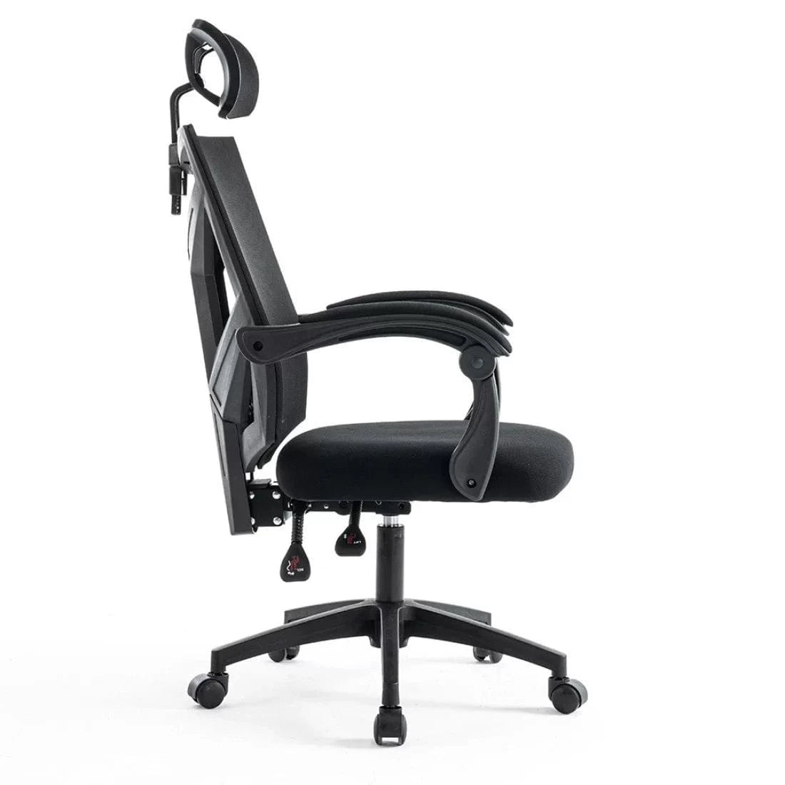 Scaun birou stofa sezut buretat spatar plasa OFF434 Arrow NEGRU