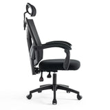 Scaun birou stofa sezut buretat spatar plasa OFF434 Arrow NEGRU
