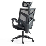 Scaun birou stofa sezut buretat spatar plasa OFF434 Arrow NEGRU