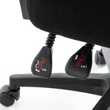 Scaun birou stofa sezut buretat spatar plasa OFF434 Arrow NEGRU