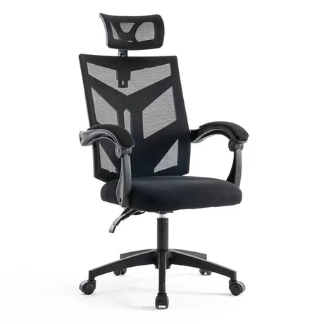 Scaun birou stofa sezut buretat spatar plasa OFF434 Arrow NEGRU