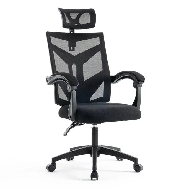 Scaun birou stofa sezut buretat spatar plasa OFF434 Arrow NEGRU
