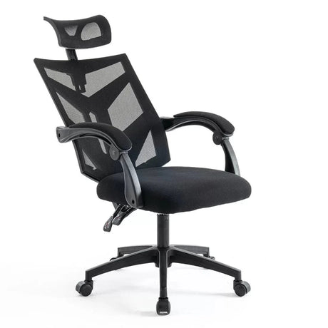 Scaun birou stofa sezut buretat spatar plasa OFF434 Arrow NEGRU